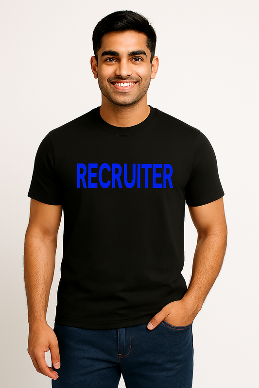 Show off your hiring hustle with this Unisex Standard Crew T-Shirt