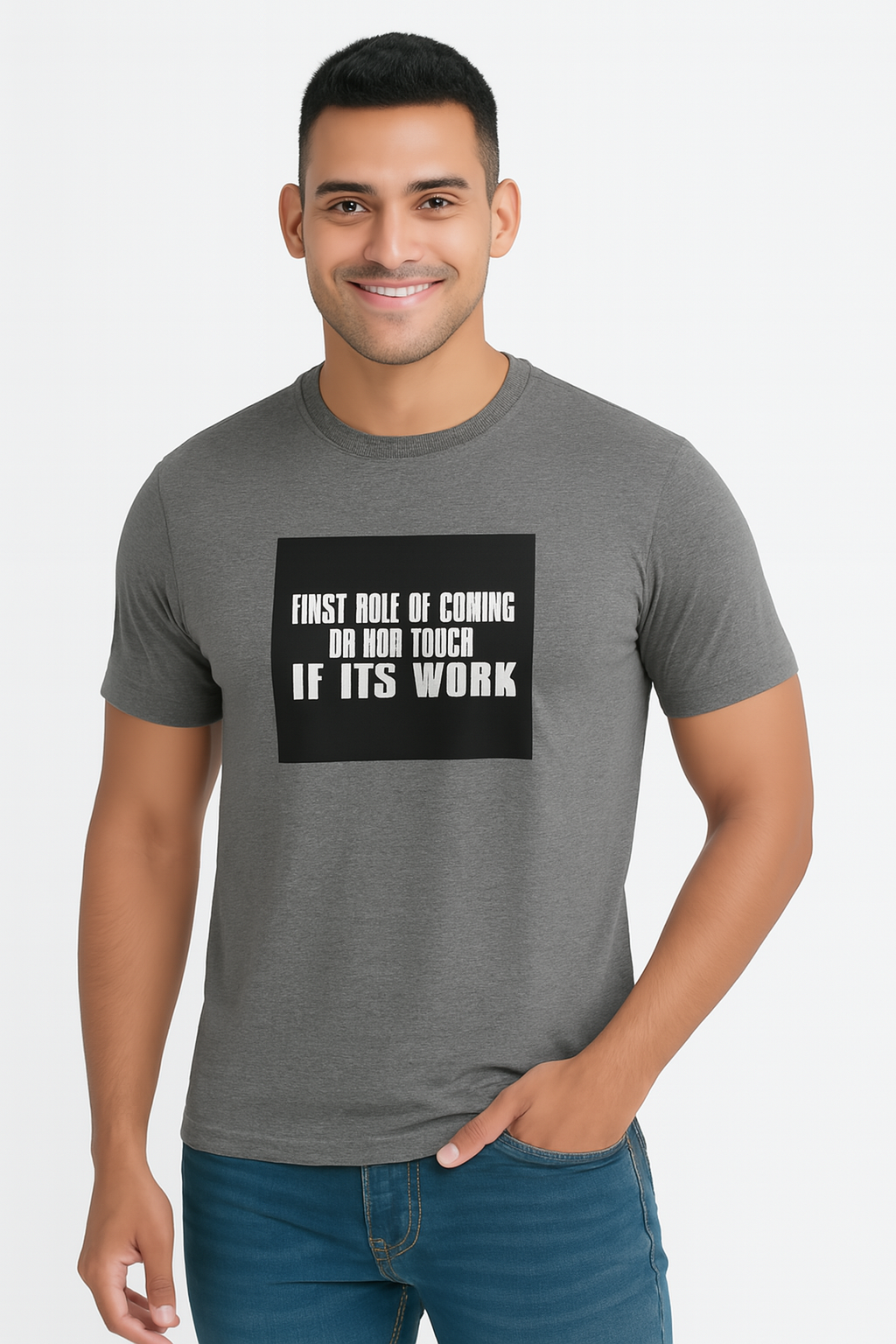 Bold, brainy, and built for coders—our “1st Rule of Coding” printed apparel turns debugging into a fashion statement.Unisex Classic Crew T-Shirt