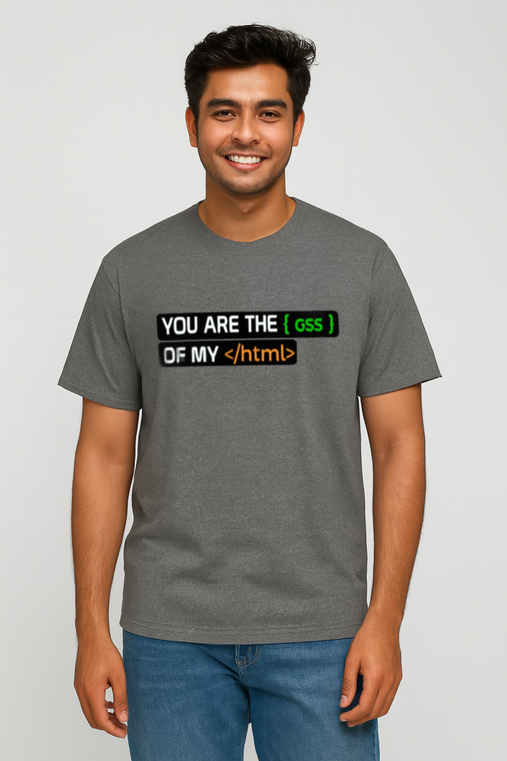 A Code Crush: Unisex “You Are the CSS of My HTML” Crew T-Shirt