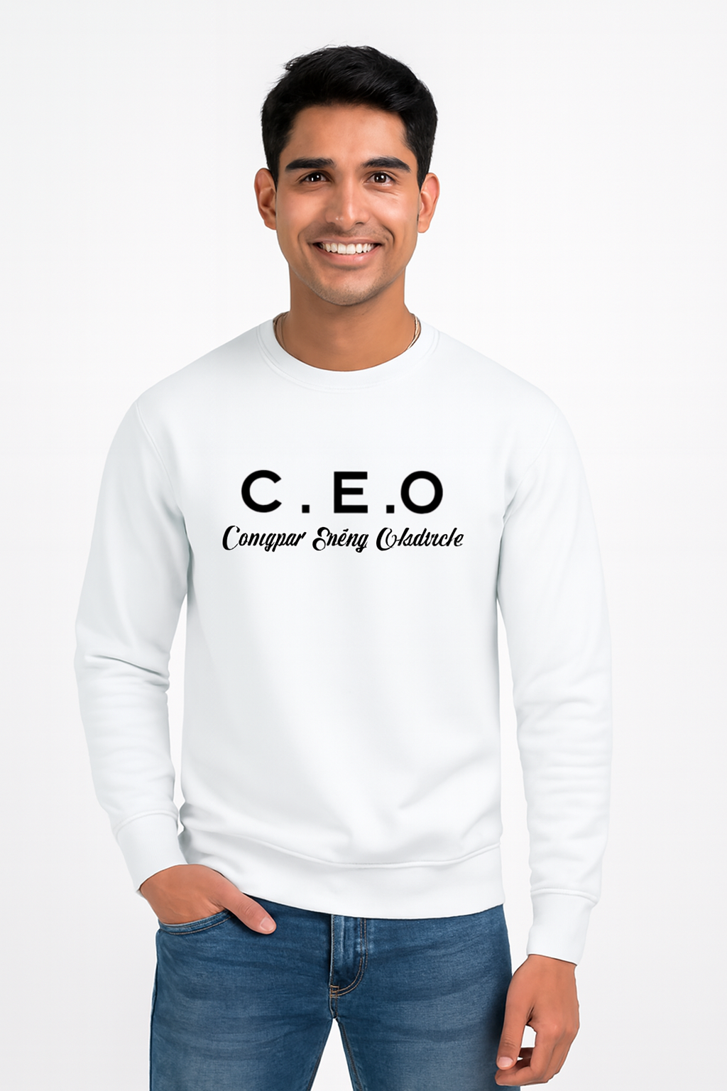 Sweatshirt CEO Graphic | Bold, Boss-Level, Streetwear Statement