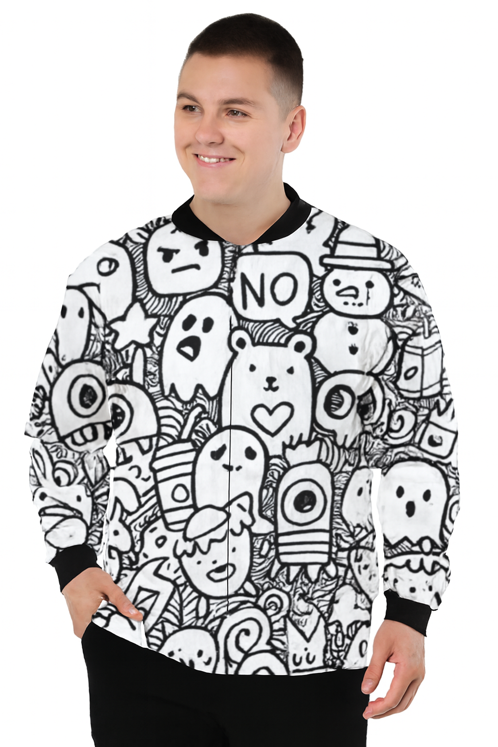 Whimsical Creatures Print, Bold & Imaginative Streetwear