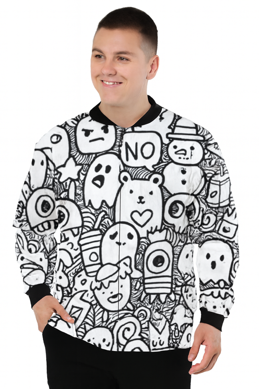 Whimsical Creatures Print, Bold & Imaginative Streetwear