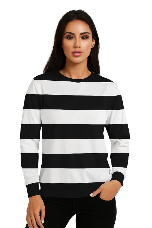 Women AOP Sweatshirt – Bold All-Over Print, Cozy Fit, Street-Ready Style