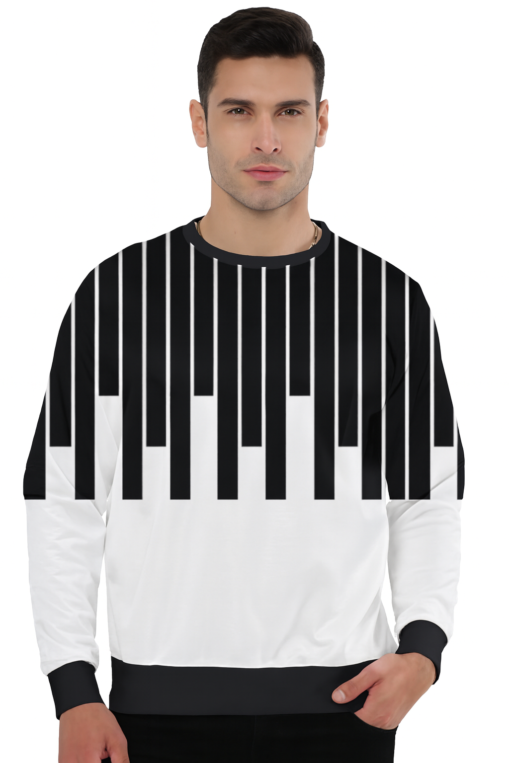 Men AOP Sweatshirt – Bold All-Over Print, Premium Comfort, Street-Ready Style