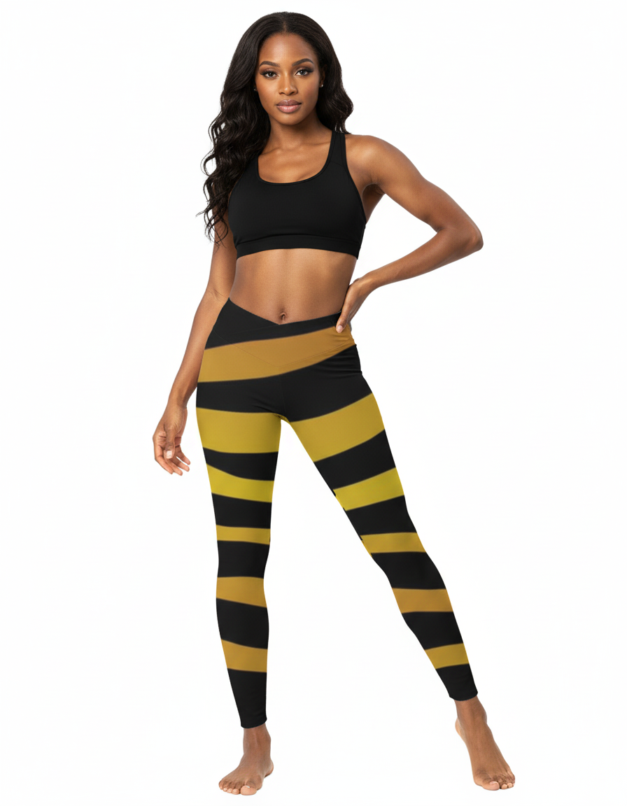 Women's Tiger Print Gym Leggings – Fierce AOP Activewear
