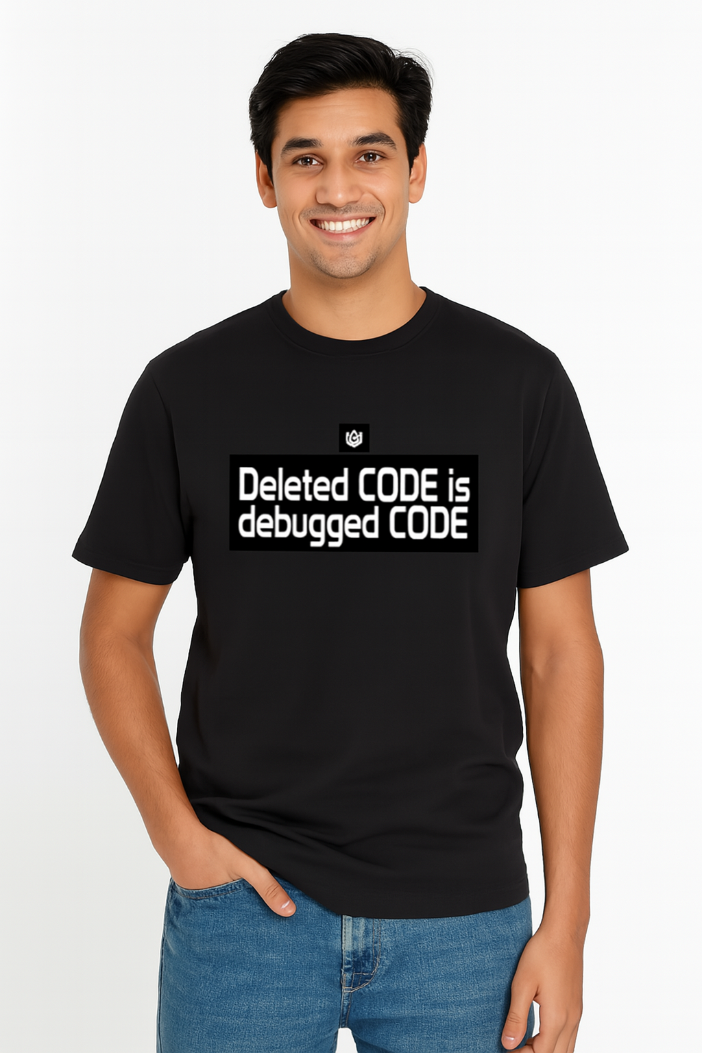 Celebrate clean code culture with our premium printed apparel featuring the iconic “Deleted Code Is Debugged Code” quote.