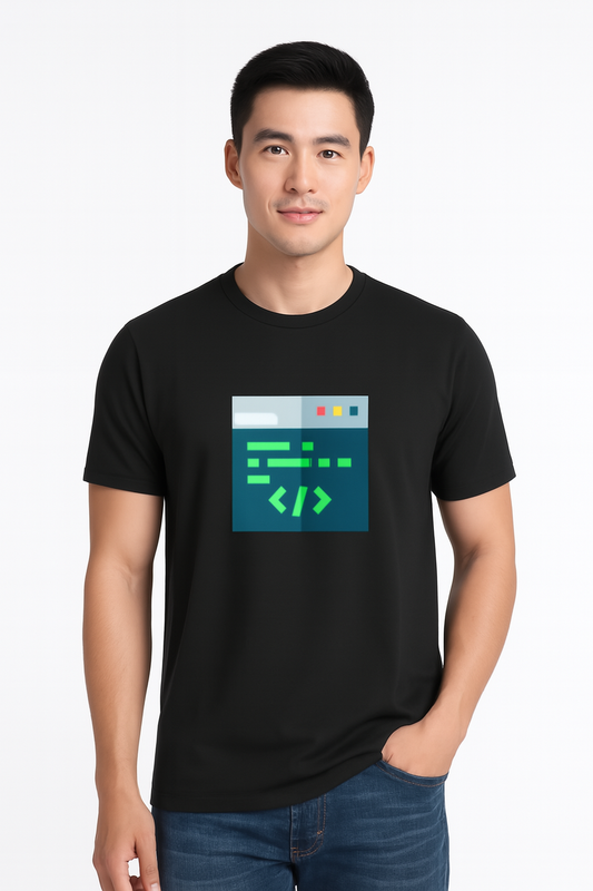Crafted for comfort and clarity for hackathons, meetups, or casual office days. Unisex Supima T-Shirt