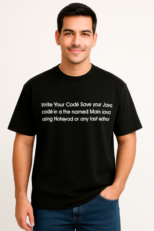 Code in style with our Java-themed T-shirt—crafted for developers, coders
