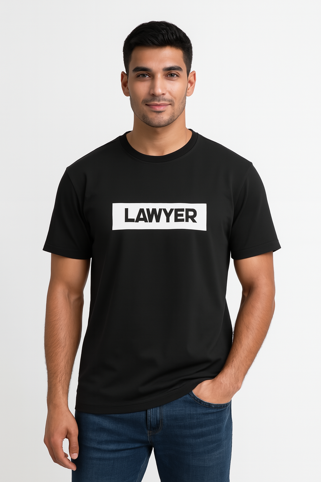 A striking "LAWYER" print.Unisex Classic Crew T-Shirt