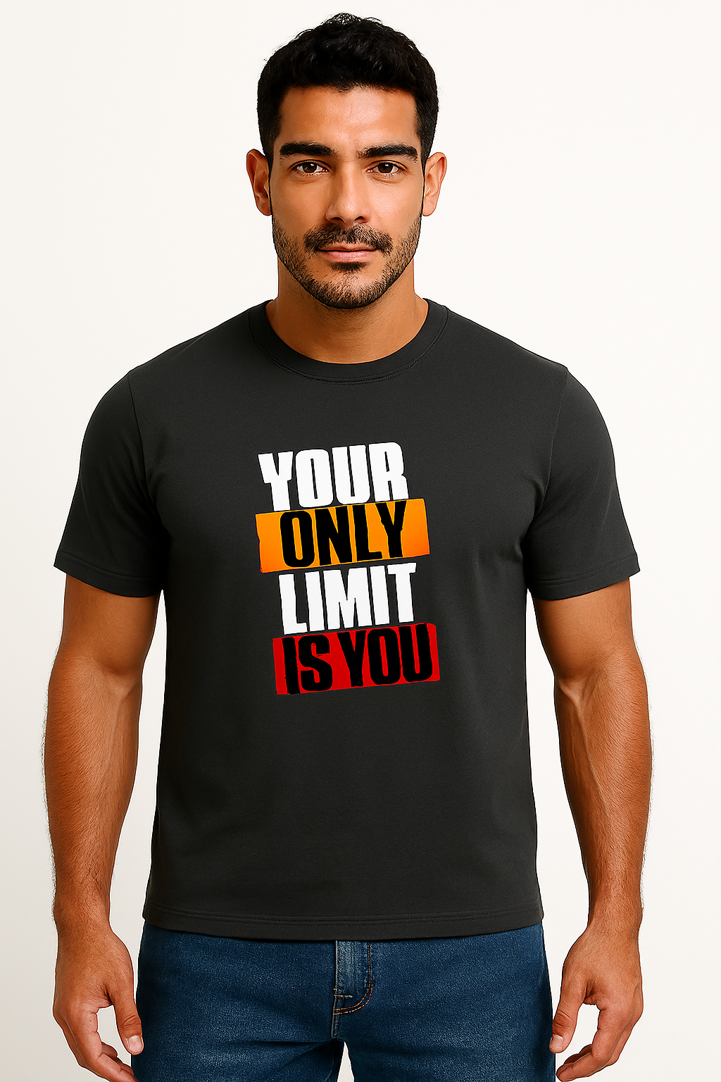 Cotton Unisex Standard Crew T-Shirt Made with breathable cotton and a motivational print,