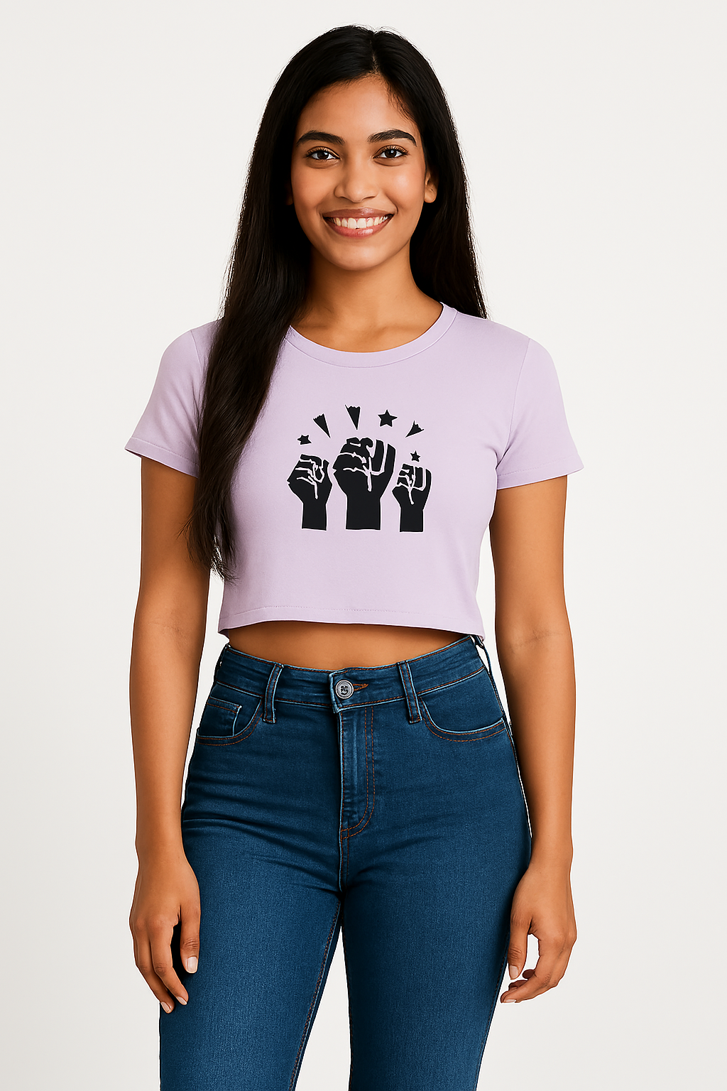 Turn heads with this ultra-soft Tank Baby Tee—a perfect blend of comfort and attitude.