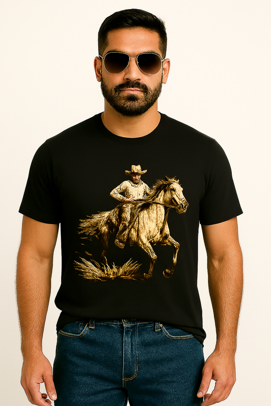 Vintage Printed Unisex Classic Crew T-Shirt